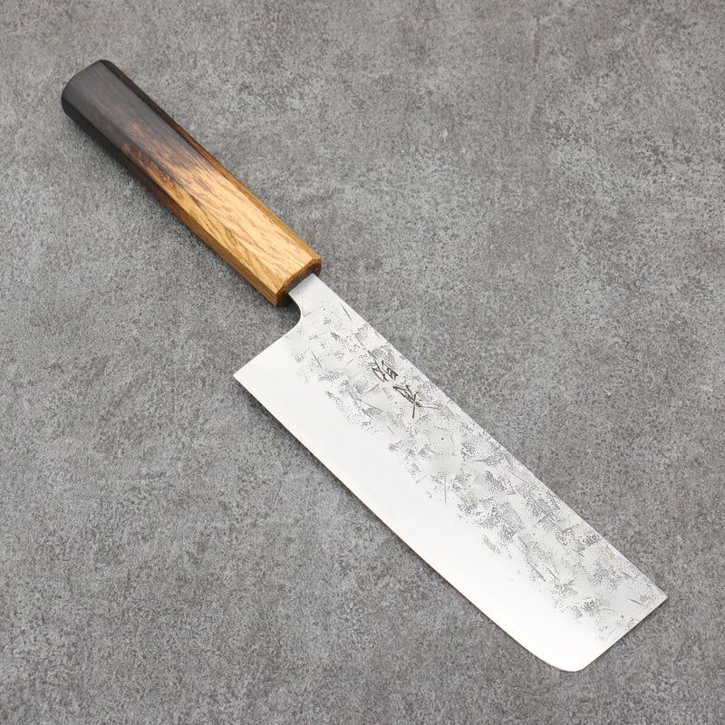 Seisuke SLD Washiji Nakiri Cuchillo Japones 165mm Mango de Arce quemado - Japanny-SP