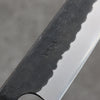 Nao Yamamoto Acero Azul Kurouchi Petty-Utilitario Cuchillo Japones 135mm Mango de Shitan (virola: madera de pakka negra) - Japanny-SP