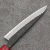 Nao Yamamoto Acero Azul Kurouchi Petty-Utilitario Cuchillo Japones 135mm Mango de Shitan (virola: madera de pakka roja) - Japanny-SP