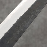 Nao Yamamoto Acero Azul Kurouchi Petty-Utilitario Cuchillo Japones 160mm Mango de Shitan (virola: madera de pakka negra) - Japanny-SP