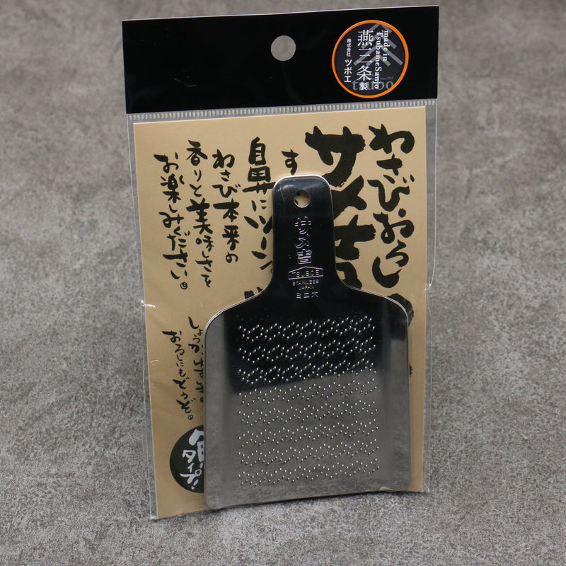 Mini Samekichi Wasabi Rallador Acero Inoxidable mm  70mm x 120mm L - Japanny-SP