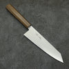 Seisuke Acero Inoxidable Kiritsuke Santoku 180mm Mango de Sándalo gris - Japanny-SP