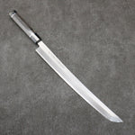 Sakai Takayuki Zangetsu Acero de Plata No.3 Sakimaru Yanagiba 330mm Mango de Madera estabilizada (anillo blanco)  con Funda - Japanny-SP