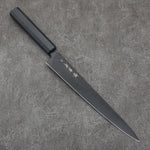 Sakai Takayuki Kurokage VG10 Martillado Cubierto de Teflon Sujihiki 240mm Mango de Lacado Negro - Japanny-SP