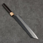 Seisuke Super Azul Martillado Kiritsuke Gyuto 240mm Mango de Shitan (virola: madera de pakka blanco) - Japanny-SP