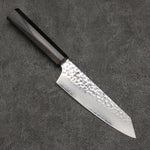 Sakai Takayuki VG10 Damasco de 33 Capas Kiritsuke Santoku 160mm Mango de Ébano (lágrima de 6 lados) - Japanny-SP