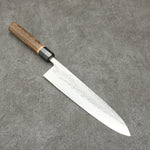 Tadafusa SLD Martillado Gyuto 240mm Mango de Nuez quemada - Japanny-SP