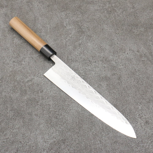 Tadafusa SLD Martillado Gyuto 240mm Mango de Nogal - Japanny-SP