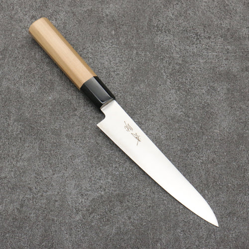 Seisuke Blue Super Migaki Polish Finish Petty-Utility  150mm Walnut Handle 