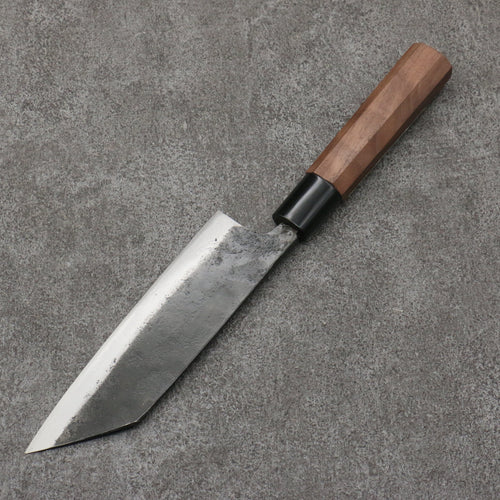 Hayashida Acero Azul No.2 Terminado Negro Bunka 160mm Mango de Nogal