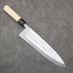 Sakai Takayuki Grabado bañado de Kubota Nennensaisai Acero Blanco No.2 Deba 300mm Mango de Magnolia - Japanny-SP