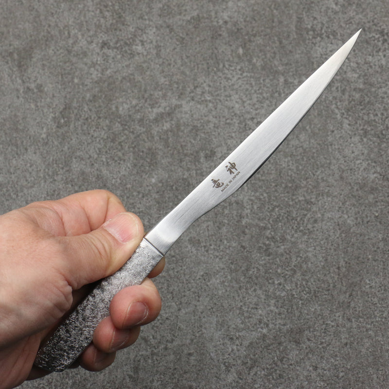 Seisuke Ryujin Acero Inoxidable cuchillo de papel 100mm Mango de Inoxidable  con Funda - Japanny-SP