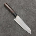 Seisuke Super Azul Santoku pequeno 140mm Mango de Wenge - Japanny-SP