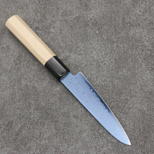 Seisuke VG10 Ion plating Damascus Petty-Utility  120mm Magnolia Handle 