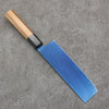 Seisuke Acero SK-85 Ion plating Nakiri 175mm Mango de Teca (férula: Plastico negra) - Japanny-SP