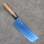 Seisuke Acero SK-85 Ion plating Nakiri 160mm Mango de Teca (férula: Plastico negra) - Japanny-SP