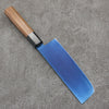 Seisuke Acero SK-85 Ion plating Nakiri 160mm Mango de Teca (férula: Plastico negra) - Japanny-SP