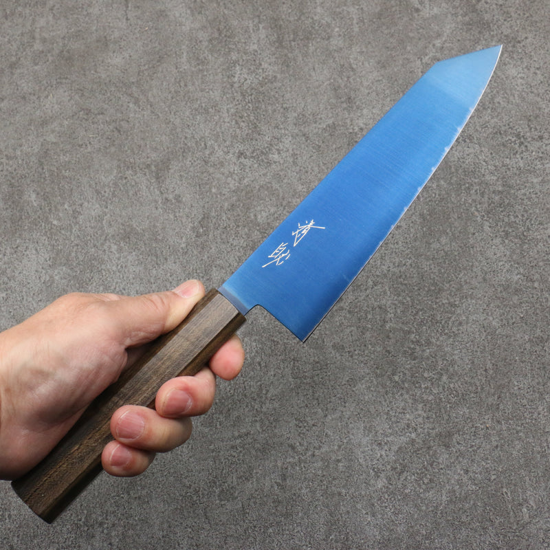 Seisuke Acero SK-85 Ion plating Kiritsuke Santoku 180mm Mango de Sándalo - Japanny-SP