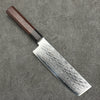 Seisuke AUS10 Espejo Cruzado Usuba 160mm Mango de Shitan (virola: madera de pakka negra) - Japanny-SP