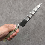 Sakai Takayuki Gran Chef SP Uddeholm Acero Inoxidable Sueco Petty-Utilitario para Salmon 150mm Mango de SP Tipo III (Perla) - Japanny-SP