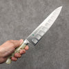 Sakai Takayuki Gran Chef SP Uddeholm Acero Inoxidable Sueco Gyuto Salmon 210mm Mango de SP Tipo III (Perla) - Japanny-SP