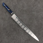 Sakai Takayuki Gran Chef SP Uddeholm Acero Inoxidable Sueco Sujihiki Salmon 240mm Mango de SP Tipo III (Oceano) - Japanny-SP