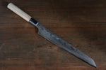 Sakai Takayuki Acero de Plata No.3 Damasco Kengata Yanagiba  300mm - Japanny-SP