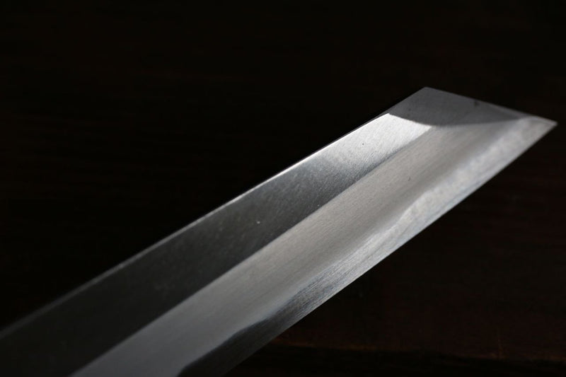 Sakai Takayuki Byakko Acero Blanco No.1 Kiritsuke Yanagiba  330mm Mango de Madera de ebano Con funda - Japanny-SP