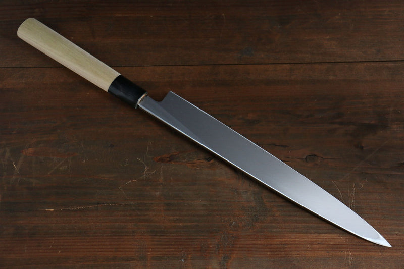 Sakai Takayuki INOX Molibdeno Yanagiba  Mango de Magnolia - Japanny-SP