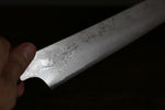 Sakai Takayuki Acero de Plata No.3 Damasco Kengata Yanagiba  300mm - Japanny-SP