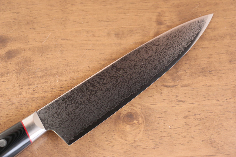 Seisuke Saiun VG10 Damasco Gyuto  200mm Mango de Micarta Negra - Japanny-SP