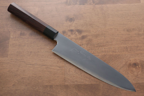 Jikko Acero Blanco No.2 Gyuto 210mm Mango de Shitan - Japanny-SP