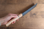 Seisuke Acero SK-85 Ion plating Nakiri  160mm Mango de madera blanca - Japanny-SP