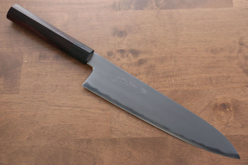 Jikko Acero Blanco No.2 Gyuto 240mm Mango de Shitan - Japanny-SP