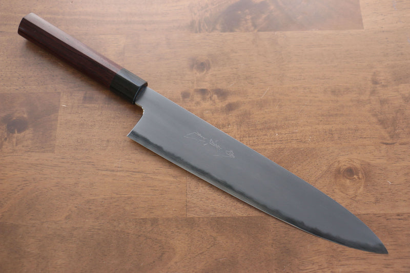 Jikko Acero Blanco No.2 Gyuto 270mm Mango de Shitan - Japanny-SP