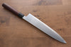 Jikko Acero Blanco No.2 Gyuto 270mm Mango de Shitan - Japanny-SP