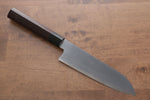 Jikko Acero Blanco No.2 Santoku 180mm Mango de Shitan - Japanny-SP