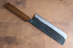 Kyohei  Shindo Acero Azul Terminado Negro Nakiri  165mm Mango de Laquerado de arce vivo - Japanny-SP