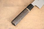 Seisuke Acero Sueco Santoku  180mm Mango de Madera de Castano Quemada - Japanny-SP