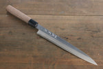 Shigeki Tanaka Acero de Plata No.3 Yanagiba  240mm Mango de Nogal - Japanny-SP