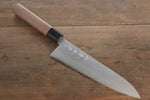 Shigeki Tanaka Acero de Plata No.3 Nashiji Gyuto 210mm Mango de Nogal - Japanny-SP