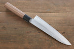 Shigeki Tanaka Acero de Plata No.3 Nashiji Gyuto  180mm Mango de Nogal - Japanny-SP