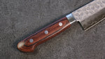 Seisuke Acero Sueco Martillado Gyuto  180mm Mango de Caoba - Japanny-SP