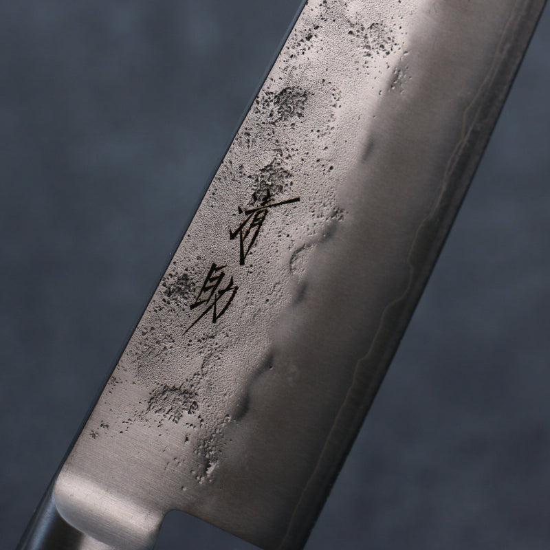 Seisuke Acero de Plata No.3 Nashiji Gyuto  210mm Mango de Madera de Pakka Cafe - Japanny-SP