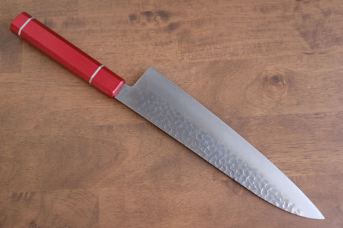 Sakai Takayuki VG10 Damasco de 33 Capas Gyuto  240mm Mango de Laquerado de arce vivo (Kouseki) - Japanny-SP