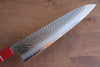 Sakai Takayuki VG10 Damasco de 33 Capas Gyuto  240mm Mango de Laquerado de arce vivo (Kouseki) - Japanny-SP