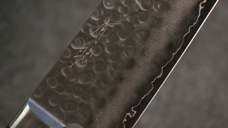 Seisuke Acero Sueco Martillado Gyuto  240mm Mango de Caoba - Japanny-SP