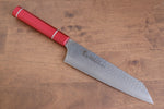 Sakai Takayuki VG10 Damasco de 33 Capas Kengata Gyuto  190mm Mango de Laquerado de arce vivo (Kouseki) - Japanny-SP