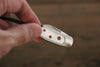 Moki Mini Pendant Pocket Knife w/ White Mother of Pearl and Apple Coral - Japanny-SP