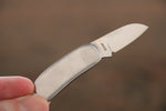 Moki Mini Pendant Pocket Knife w/ White Mother of Pearl and Apple Coral - Japanny-SP